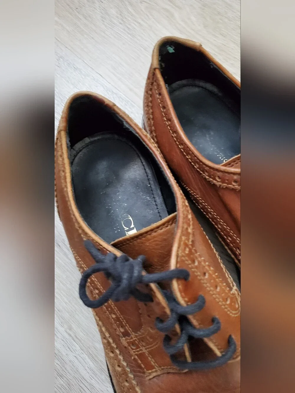 Coach New York Brown Bryant Wingtip Loafer Dress Shoes Oxford Men's US Size 9D